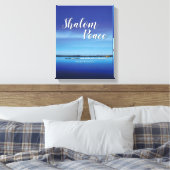 シャローム平和は今でもキリスト教の聖書聖句である キャンバスプリント (インサイチュ (寝室))