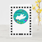 シャローム意味グリーティングカード カード (黄色い花)