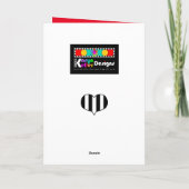 シャローム星鳩グリーティングカード カード (裏面)