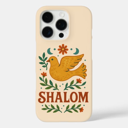 シャローム鳩平和地球 Case-Mate iPhoneケース (裏面)