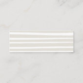 シャワエレガントーモダンカードの挿入を表示 スキニー名刺 (裏面)