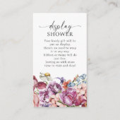 シャワカラフルーの表示 エンクロージャーカード (正面)