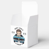 シャワクラシックーに乗ったレースカー男の赤ちゃんクルーシン フェイバーボックス (オープン)