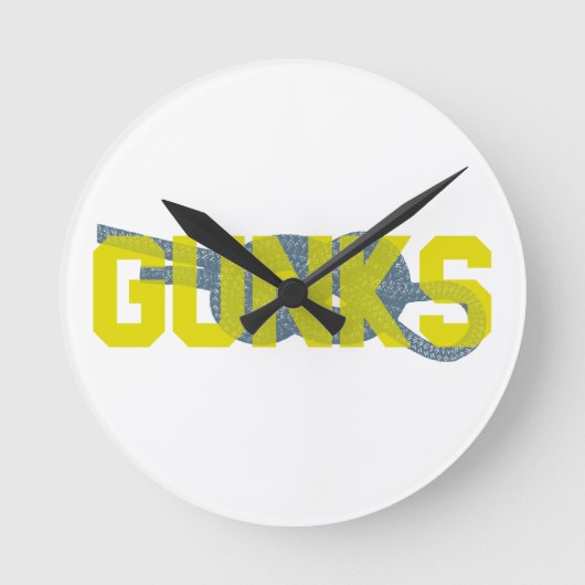 シャワグンクス登山 ラウンド壁時計 (正面)