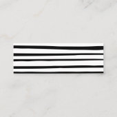 シャワシンプルーカードの挿入を表示 スキニー名刺 (裏面)