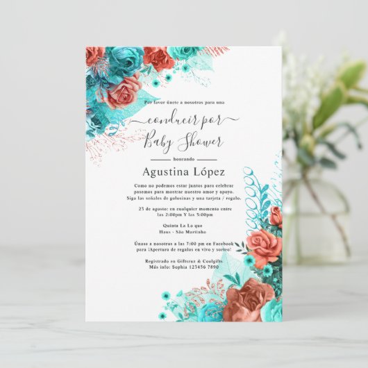 シャワスペインのーによるターコイズ及びサンゴフローラ駆動 招待状 (スタンド正面)