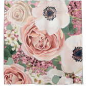 シャワパーソナライズされたーカーテン幾何学的ガーデンバラ シャワーカーテン (正面)