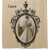 シャワビクトリアンーカーテン シャワーカーテン (正面)