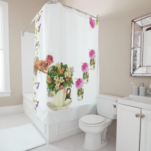 シャワビクトリアンーカーテン シャワーカーテン (インサイチュ)