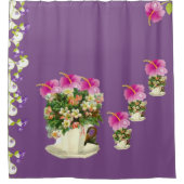 シャワビクトリアンーカーテン シャワーカーテン (正面)