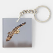 シャワンクングン草原の短い耳のフクロウ キーホルダー (裏面)