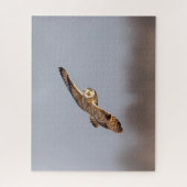 シャワンクングン草原の短い耳のフクロウ ジグソーパズル (縦)