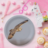 シャワンクングン草原の短い耳のフクロウ ペーパープレート (パーティー)