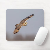 シャワンクングン草原の短い耳のフクロウ マウスパッド (マウス)