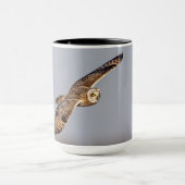 シャワンクングン草原の短い耳のフクロウ マグカップ (中央)