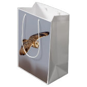 シャワンクングン草原の短い耳のフクロウ ミディアムペーパーバッグ (裏面アングル)