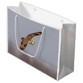 シャワンクングン草原の短い耳のフクロウ ラージペーパーバッグ (正面アングル)