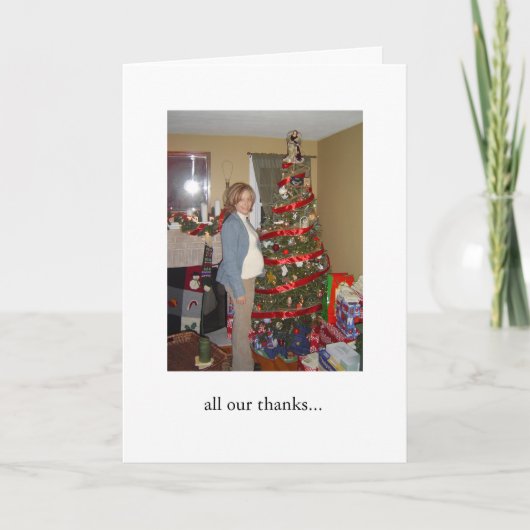 シャワーありがとう サンキューカード (正面)