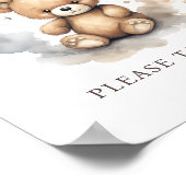 シャワーが浴びる男女兼用のを心待ちにする ポスター (角)