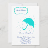 シャワーだ！ 招待状 (正面)