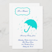 シャワーだ！ 招待状 (正面/裏面)