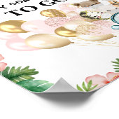 シャワーでドライブのお気に入りの看板 | Safariの友だち ポスター (角)