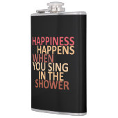 シャワーで歌うと幸せが起こる フラスク (左)