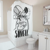 シャワーで歌う シャワーカーテン (インサイチュ)