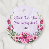 シャワーのギフト フェイバータグ (裏面)