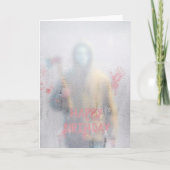 シャワーのサプライズ カード (正面)