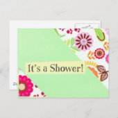 シャワーのポストカード 案内ポストカード (正面/裏面)