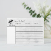 シャワーの傘のレシピカード エンクロージャーカード (スタンド正面)