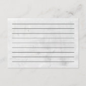 シャワーの傘のレシピカード エンクロージャーカード (裏面)