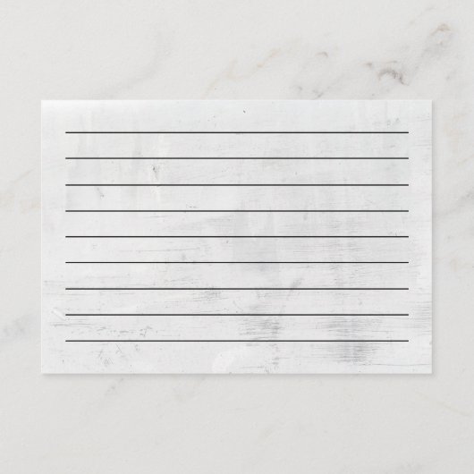 シャワーの傘のレシピカード エンクロージャーカード (裏面)