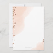 シャワーの前の泡と泡 招待状 (裏面)