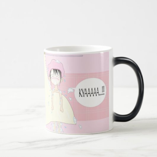 シャワーの変形させるマグのAya モーフィングマグカップ (右)