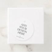 シャワーの感謝の気持ちを伝えるタグ | 印刷可能な円形タグ フェイバータグ (インサイチュ)