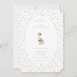 シャワーの招待 – ストーリーブックピンク 招待状