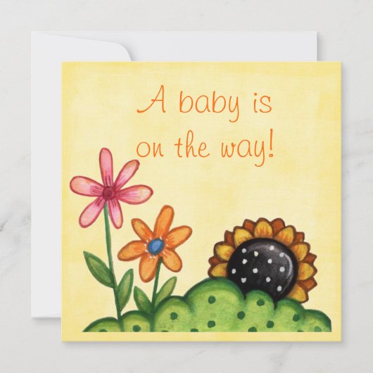 シャワーの招待 招待状 (正面)