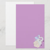 シャワーの文房具の象 便箋 (正面/裏面)