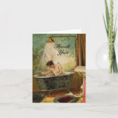 シャワーの花嫁への感謝のメッセージカード サンキューカード (正面)