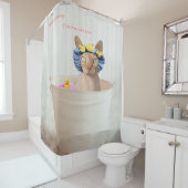 シャワーは私の安全な地帯です シャワーカーテン (インサイチュ)