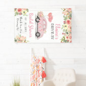 シャワーを介してフローラピンクのドライブでドライブ 横断幕 (インサイチュ)