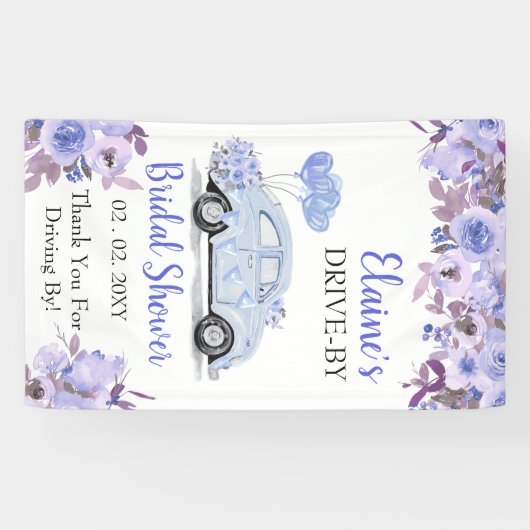 シャワーを介してフローラブルードライブでドライブ 横断幕 (横)