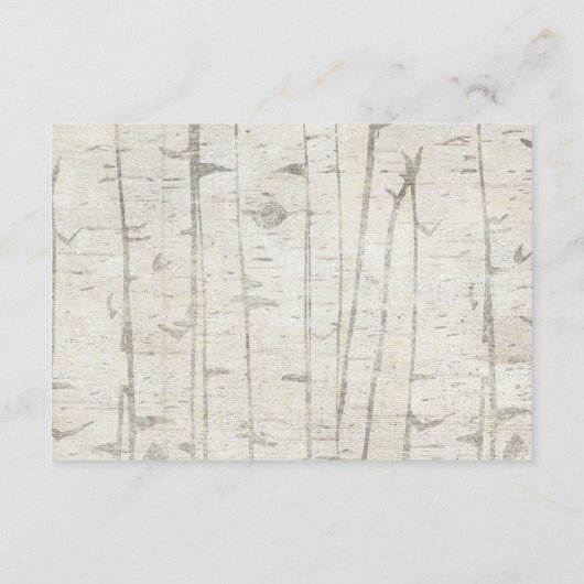 シャワーウッドランドの動物の森の友人を表示 エンクロージャーカード (裏面)