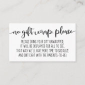 シャワーエンクロージャカードの表示 エンクロージャーカード (正面)