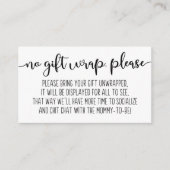 シャワーエンクロージャカードの表示 エンクロージャーカード (正面)