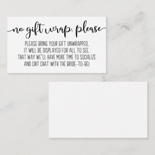 シャワーエンクロージャカードの表示 エンクロージャーカード (正面/裏面)