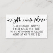 シャワーエンクロージャカードの表示 エンクロージャーカード (正面)