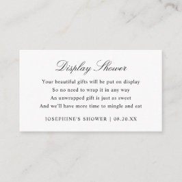 シャワーカスタムの色を白黒で表示 エンクロージャーカード